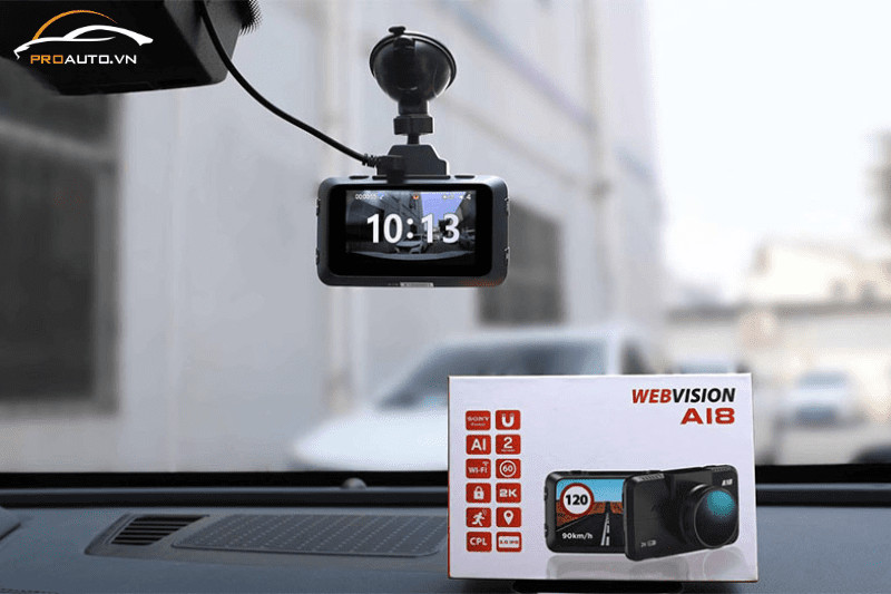 Thương hiệu camera hành trình Webvision phù hợp cho xe Toyota Vios