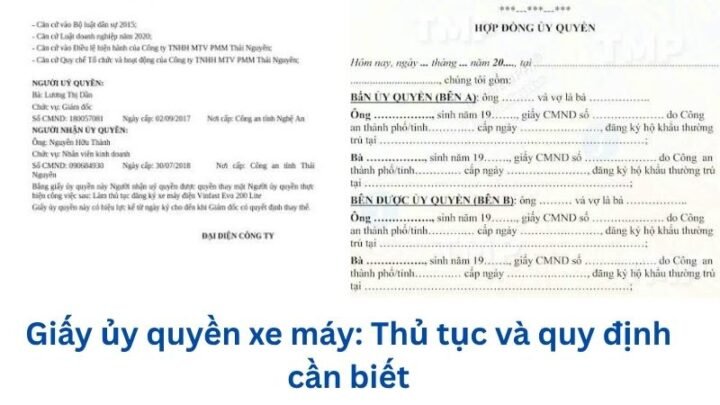 Giấy ủy quyền xe máy: Thủ tục và quy định cần biết giay-uy-quyen-xe-may