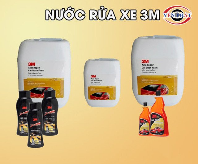 Dung dịch rửa xe ô tô hiện nay 3M