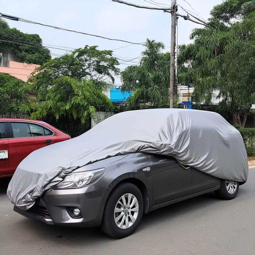 Bạt phủ xe ô tô cao cấp bảo vệ xe khỏi nắng nóng, mưa axit tại Đà Nẵng