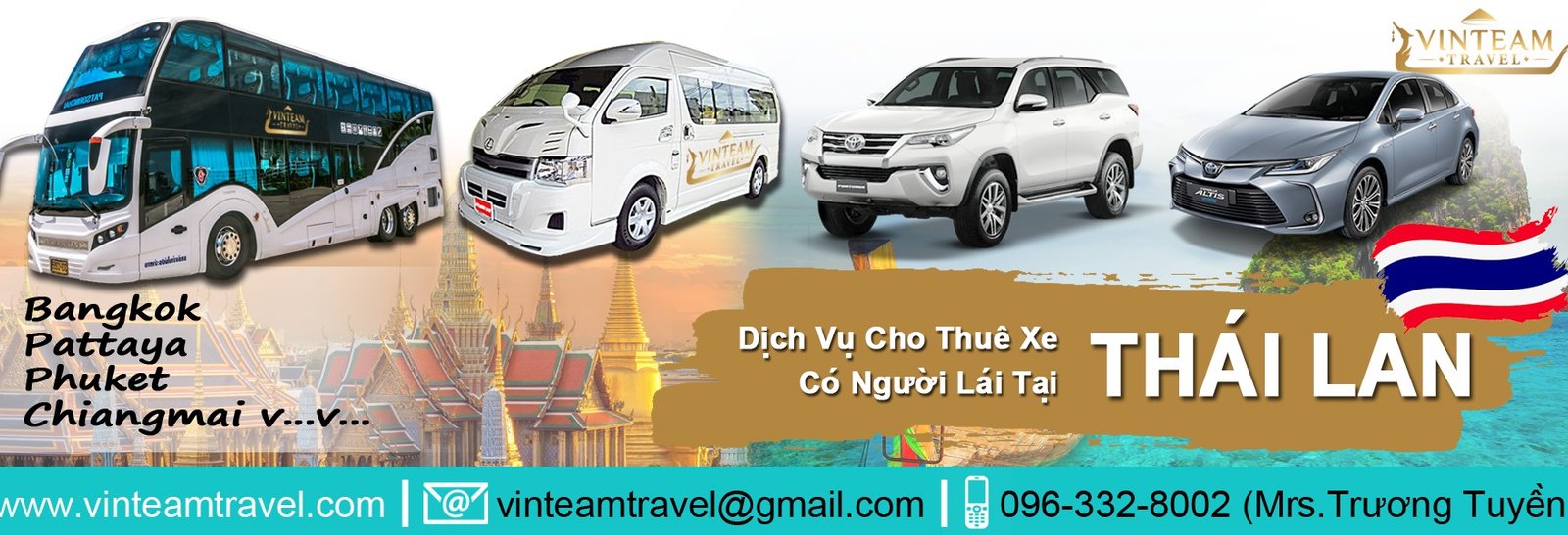 Thuê Xe Ô Tô ở Thái Lan: Hướng Dẫn Chi Tiết Cho Chuyến Đi Hoàn Hảo