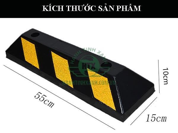chặn lùi xe ô tô cao su với kích thước chuẩn