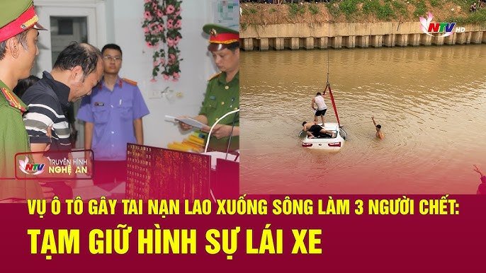 Xe ô tô lao xuống sông: Bi kịch 6 người thiệt mạng ở Riau