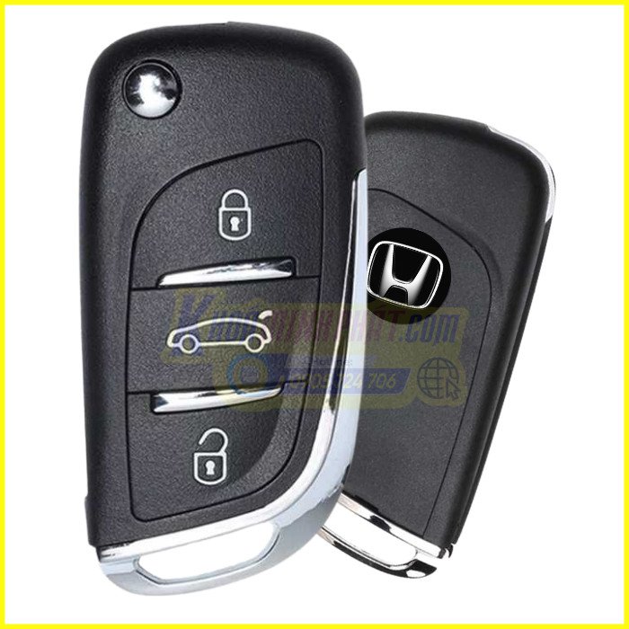 Chìa khóa remote xe ô tô Honda Civic 2007 mẫu V11
