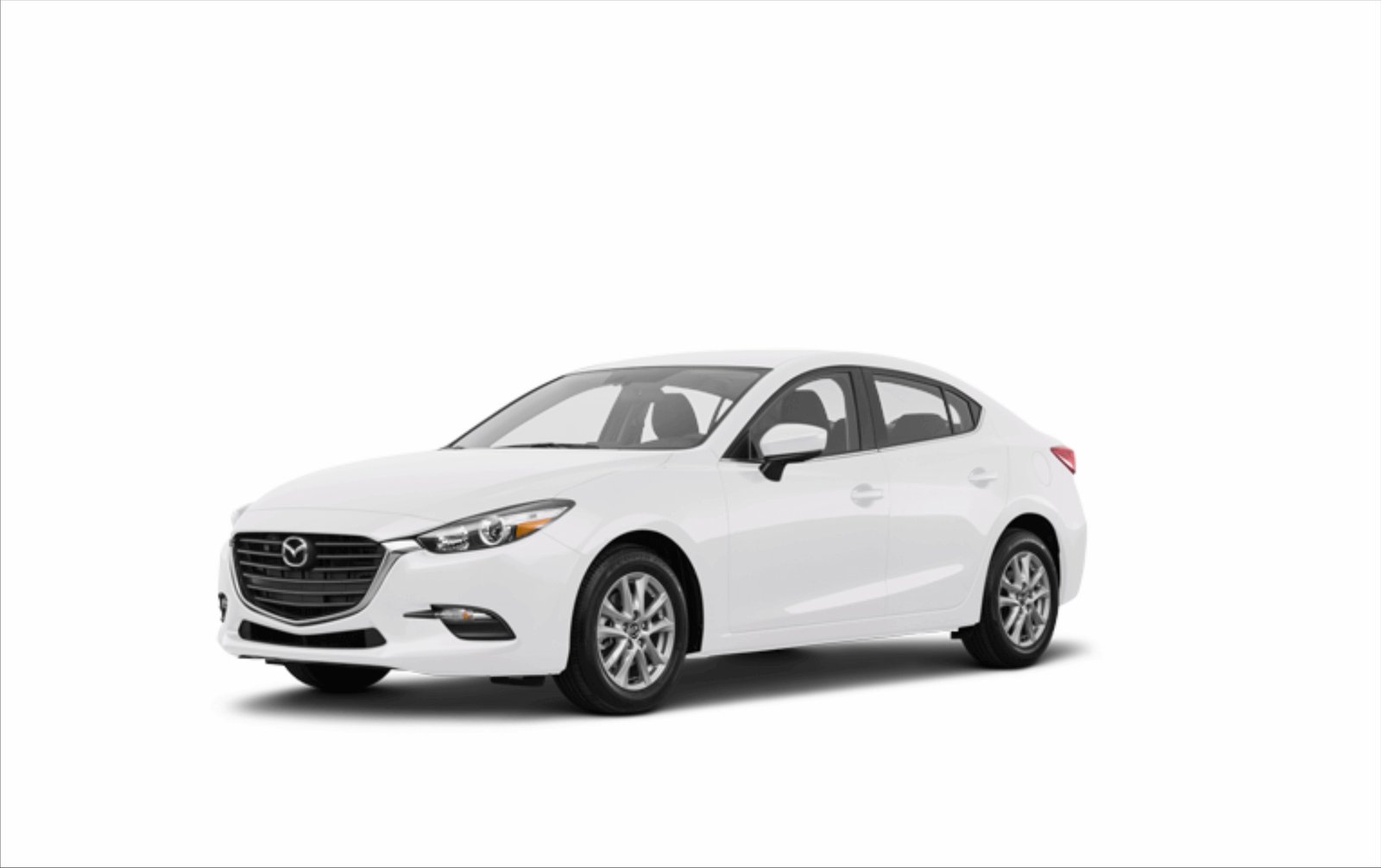 Xe ô tô Mazda 3 màu trắng ngọc trai với thiết kế Kodo tinh xảo