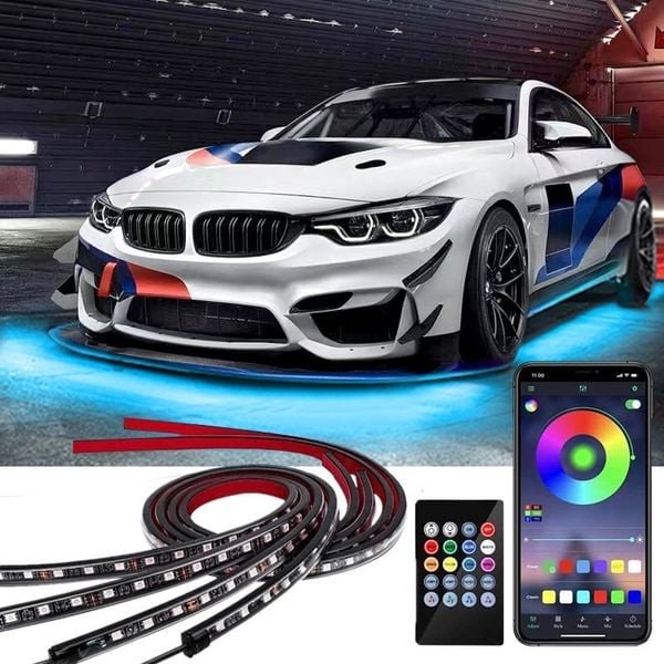 Đèn LED gầm xe ô tô RGB sáng rực rỡ dưới gầm xe