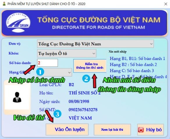 Phần mềm sát hạch lái xe ô tô: Hướng dẫn ôn thi hiệu quả