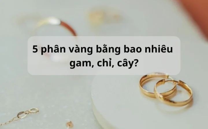 Bảng giá vàng hôm nay