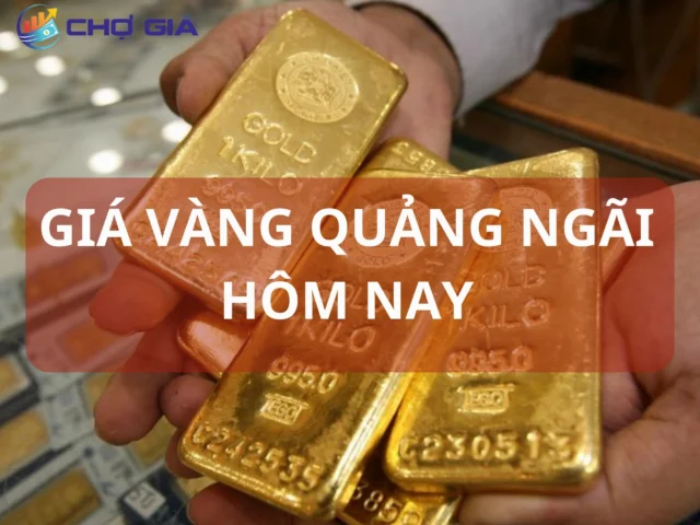 Biến động giá vàng tại Quảng Ngãi