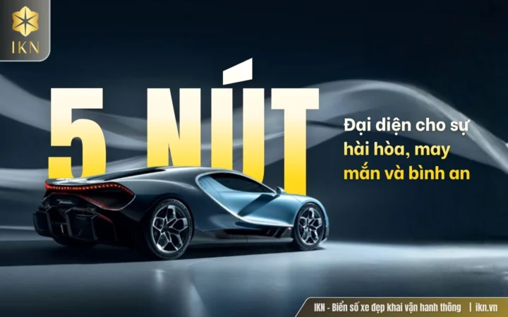 Biển số xe 5 nút theo quan niệm dân gian