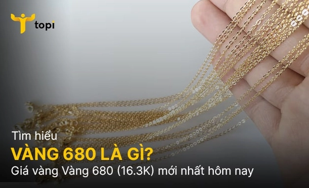 Biểu đồ giá vàng 680 hôm nay