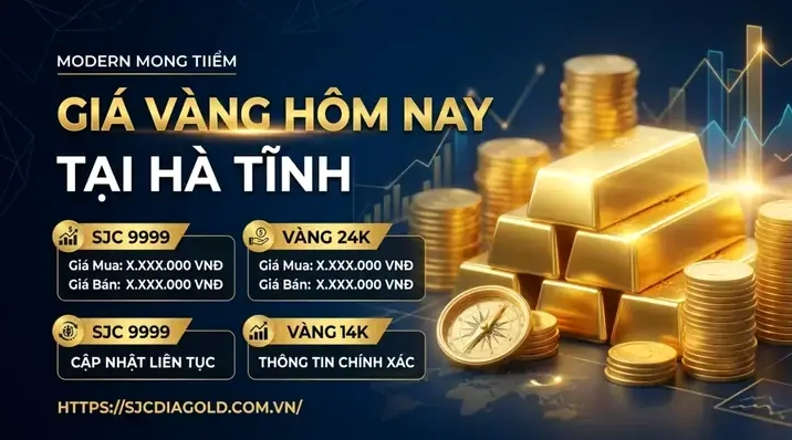 Biểu đồ giá vàng 9999 Hà Tĩnh hôm nay