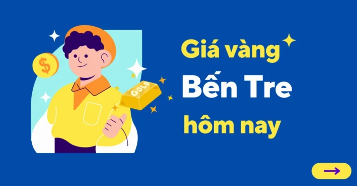 Biểu đồ giá vàng biến động tại Bến Tre