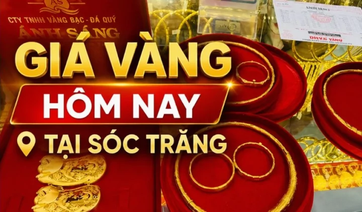 Biểu đồ giá vàng SJC tại Sóc Trăng hôm nay