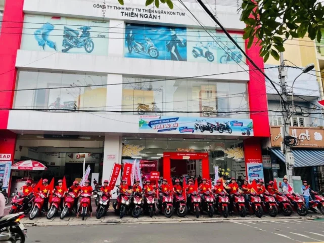 Các mẫu xe tay ga mới tại Kon Tum
