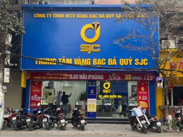 Cập nhật giá vàng SJC Hải Phòng