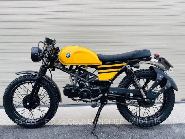Chi tiết một chiếc xe cafe racer tùy chỉnh