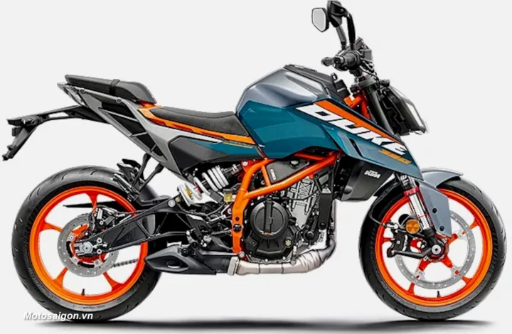 Chi tiết thiết kế KTM 390 Duke 2024