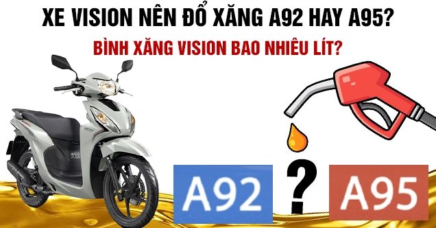 Dung tích bình xăng Vision là bao nhiêu lít