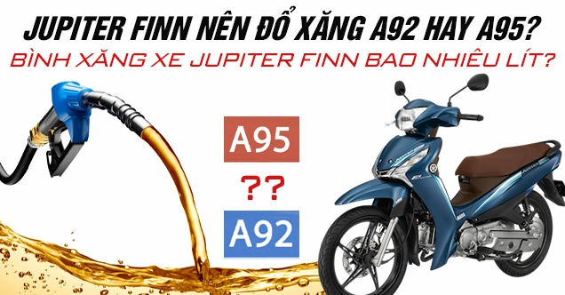 Dung tích bình xăng xe Jupiter Finn