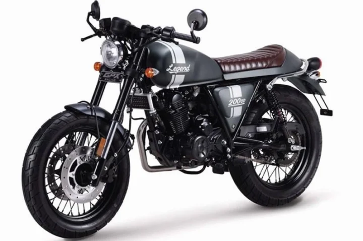 GPX Legend 200 với thiết kế cafe racer hiện đại