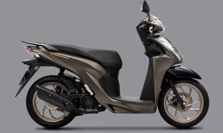 Honda Vision phiên bản màu nâu đặc biệt