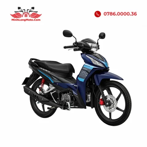Honda Wave RSX 2026 thể thao màu xanh đen