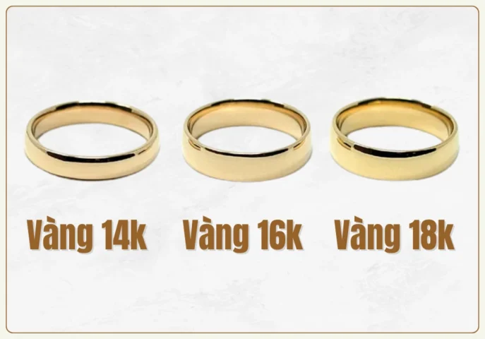 Điểm nổi bật của trang sức vàng 16K