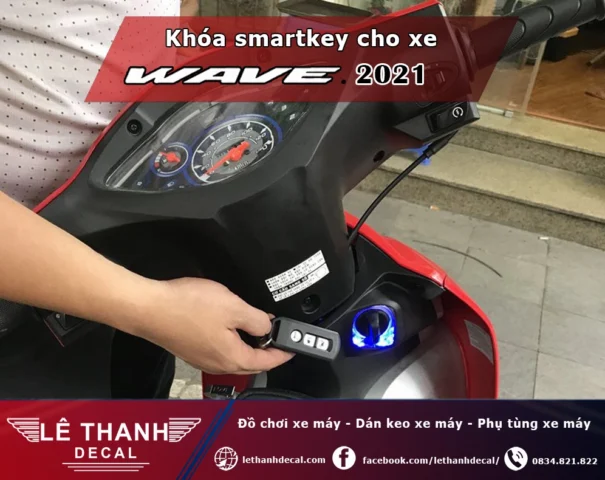 Lắp đặt Smartkey cho xe Wave Alpha