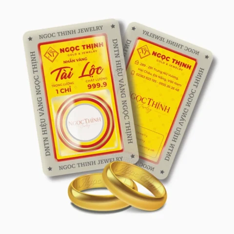 Nhẫn trơn 1 chỉ vàng 24k