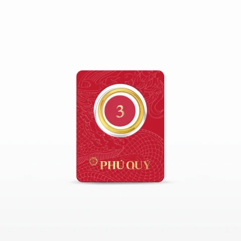 Nhẫn tròn Phú Quý 3 chỉ