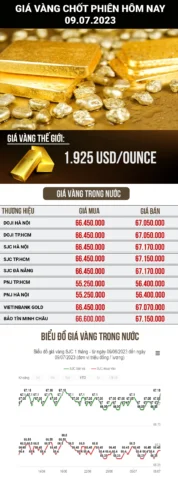 Đồ thị phân tích giá vàng