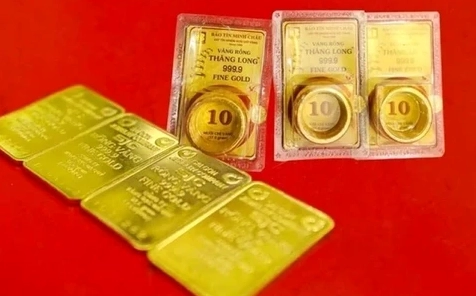 Đồ thị phân tích xu hướng vàng miếng Mi Hồng