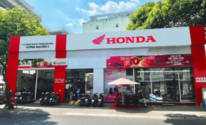 Showroom Head Honda Quận 3 hiện đại