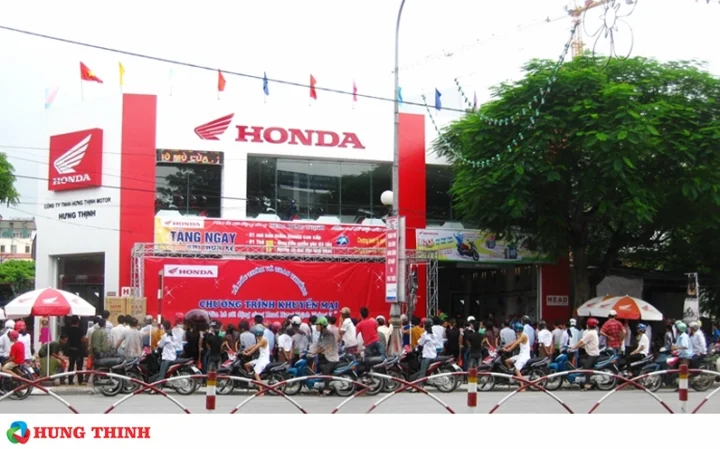 Showroom Head Honda tại Thái Bình