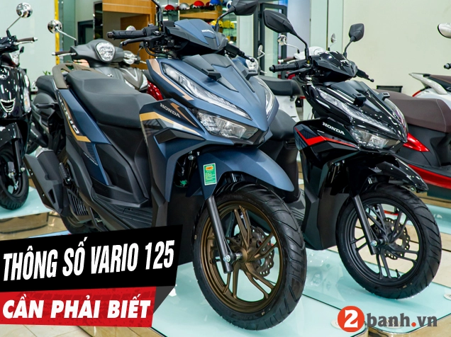 So sánh các phiên bản Honda Vario