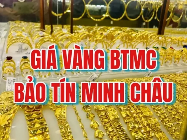 So sánh giá vàng SJC và Bảo Tín Minh Châu
