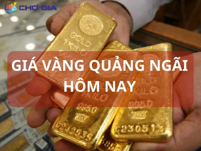 So sánh giá vàng tại Quảng Ngãi