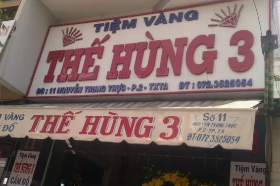 Trang sức vàng đa dạng tại Tiệm Vàng Thế Hùng
