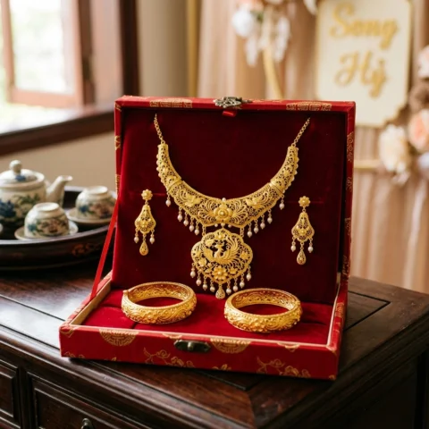 Trang sức vàng cưới Đặng Khá