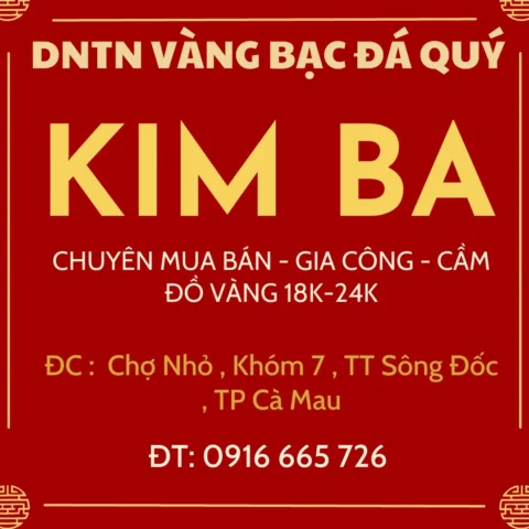 Trang sức vàng tại Cà Mau