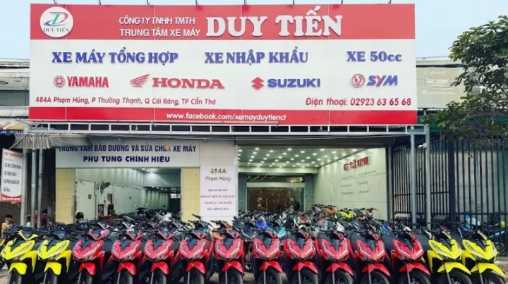 Trung tâm xe máy uy tín tại Cần Thơ