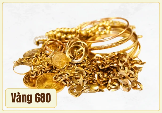 Vàng 680 là vàng gì và đặc điểm