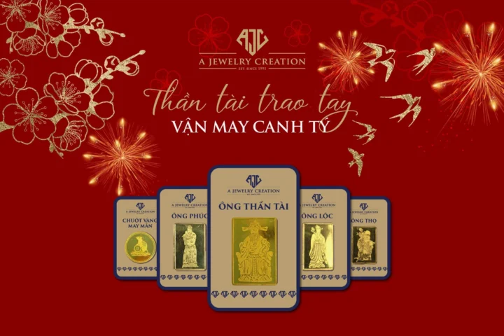 Vàng thần tài AJC biểu tượng cho may mắn