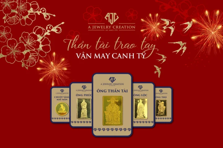 Vàng thần tài AJC - biểu tượng may mắn