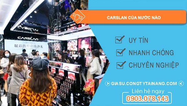 Đa dạng sản phẩm trang điểm của Carslan