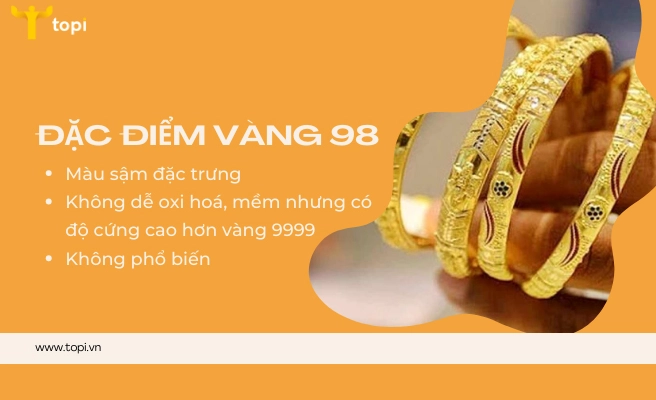Vàng 980 có phải vàng 9999 không? Phân biệt chi tiết Đặc điểm của vàng 980