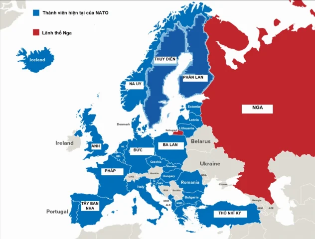 NATO gồm những nước nào? Danh sách thành viên đầy đủ 2026 Bản đồ các quốc gia NATO
