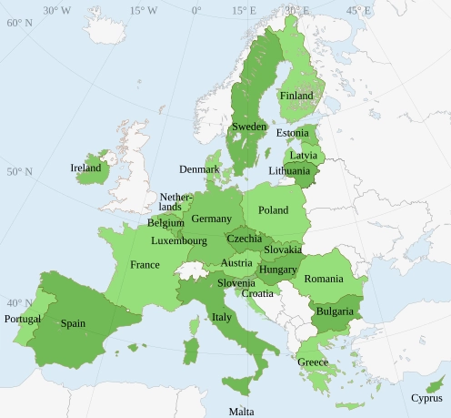 EU Gồm Những Nước Nào? Danh Sách Thành Viên Cập Nhật 2026 Bản đồ EU năm 2020