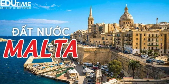 Bản đồ Malta và vị trí trên Biển Địa Trung Hải